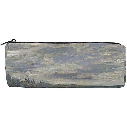 Estuche Para Lápices Monet 'S River Grass Bolso Bolígrafo Estudiantes Papelería Bolsa De Almacenamiento, Bolsa De Maquillaje Monedero