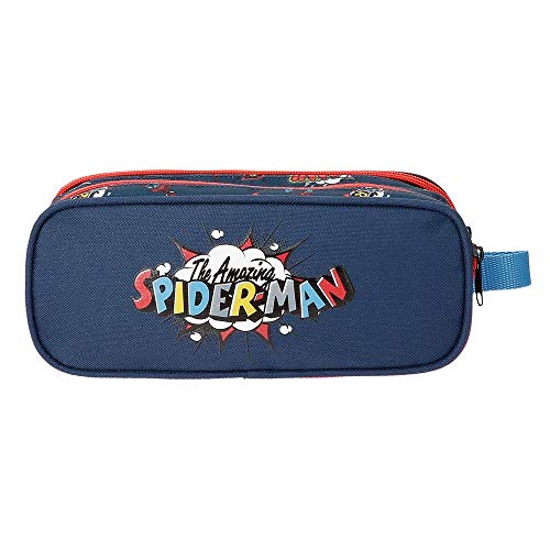 Estuche Spiderman Pop Dos Compartimentos
