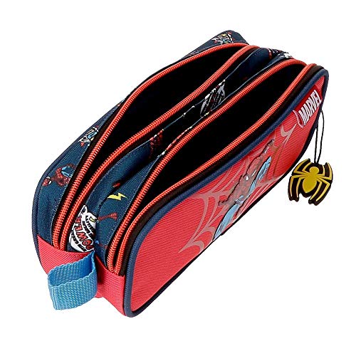 Estuche Spiderman Pop Dos Compartimentos