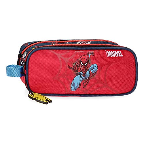 Estuche Spiderman Pop Dos Compartimentos
