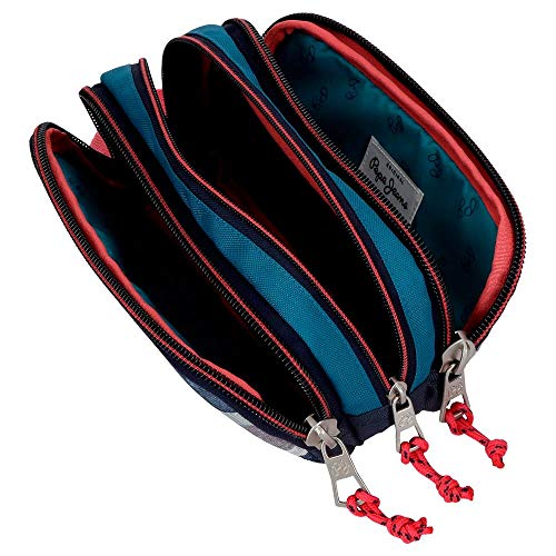 Estuche triple cremallera Pepe Jeans Ian