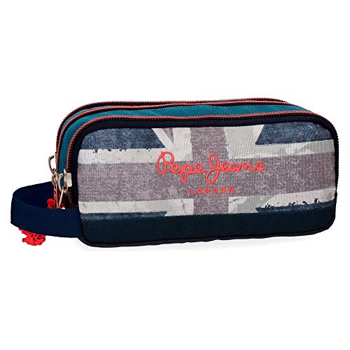 Estuche triple cremallera Pepe Jeans Ian
