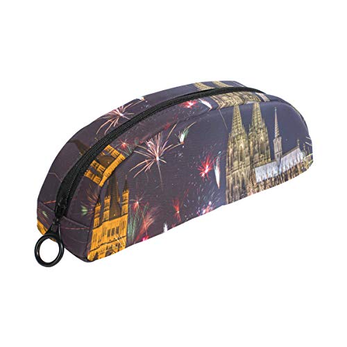 Estuches lápices niñas adolescentes Hermosa y romántica Colonia catedral Bolso pluma Organizador Estuche lápices Bolsa cremallera los estudiantes Clase Niños Niños Escuela Bolsas lápices cremallera