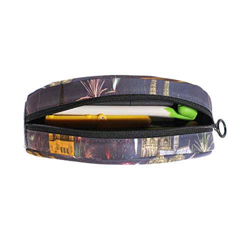 Estuches lápices niñas adolescentes Hermosa y romántica Colonia catedral Bolso pluma Organizador Estuche lápices Bolsa cremallera los estudiantes Clase Niños Niños Escuela Bolsas lápices cremallera