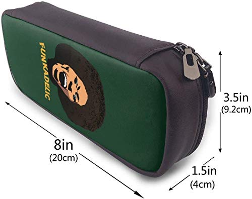 Estuches Oficina y papelería Fun-kad-elic Ma-ggot Br-ain Pencil Case - High Capacity PU Leather Pencil Pouch with Double Zipper Stationery Organizer Multifunction Cosmetic Makeup Bag