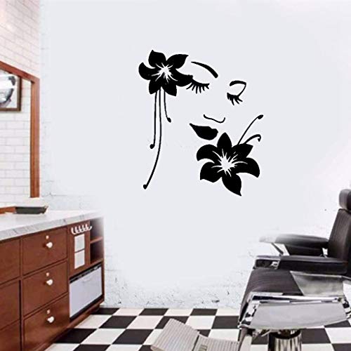 etiqueta para peluquería Bello fondo della sofà di stile del salone di bellezza delle sferze dei cigli della decalcomania della donna