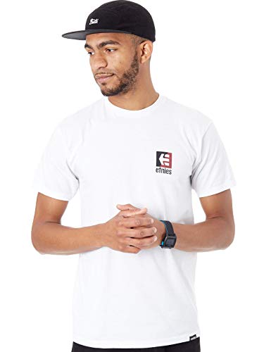 etnies Camiseta Icon Flag Blanco (M, Blanco)