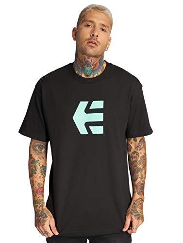 etnies Camiseta Mod Icon Negro (S, Negro)