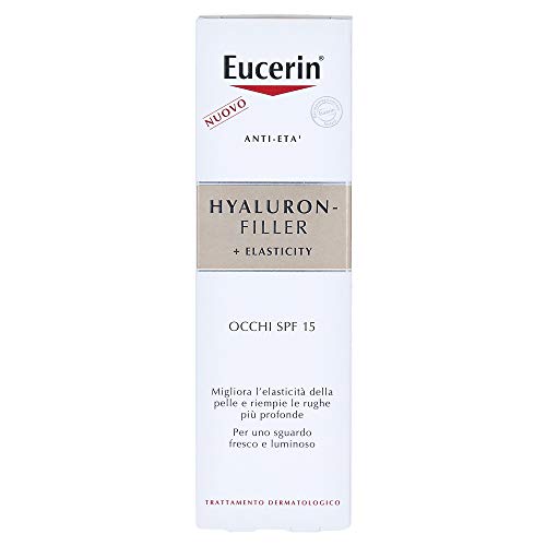 Eucerin Hyaluron Filler + Elasticity - Contorno Occhi Anti Age SPF15, 15ml