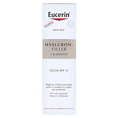 Eucerin Hyaluron Filler + Elasticity - Contorno Occhi Anti Age SPF15, 15ml Eucerin Hyaluron Filler + Elasticity - Contorno Occhi Anti Age SPF15, 15ml