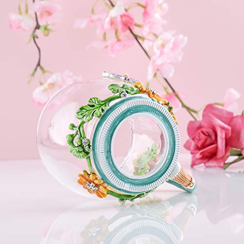 evecase - Tazas de café de cristal transparente sin plomo con cuchara de acero, regalo personalizado para mujeres, esposa, mamá, niña, profesor, amigas, cumpleaños, madres, día de San Valentín (verde)