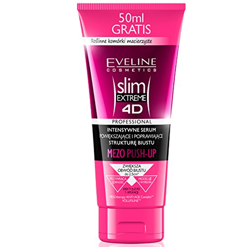 Eveline Cosmetics Slim extrema 4d Mezo push-up Busto Serum Intenso Ampliación Y Firming Mama piel densidad 200 ml