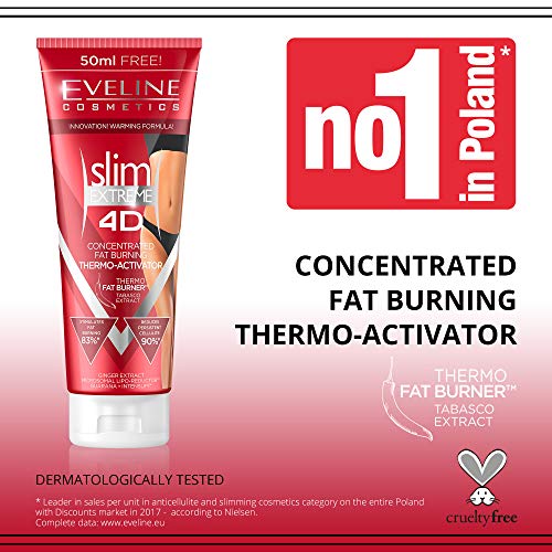 Eveline Cosmetics Slim Extreme 3D Thermo active serum for appearance of cellulite Termoaktywne serum wyszczuplające antycellulitowe 225ml