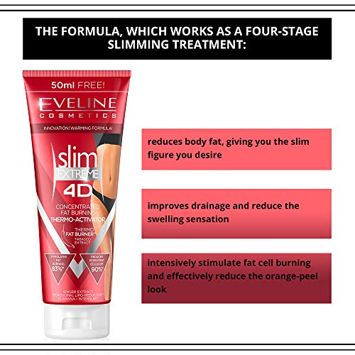 Eveline Cosmetics Slim Extreme 3D Thermo active serum for appearance of cellulite Termoaktywne serum wyszczuplające antycellulitowe 225ml