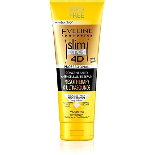 Eveline Slim Extreme 4D Mesotherapy and Ultrasound Concentrated Anticellulit Serum (200ml +50ml EXTRA)