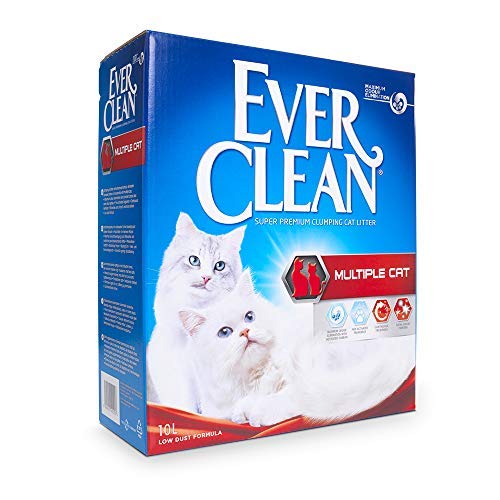 Ever Clean Arena para Gatos Multiple Cat, 10 litros, Perfumada, 9000 g