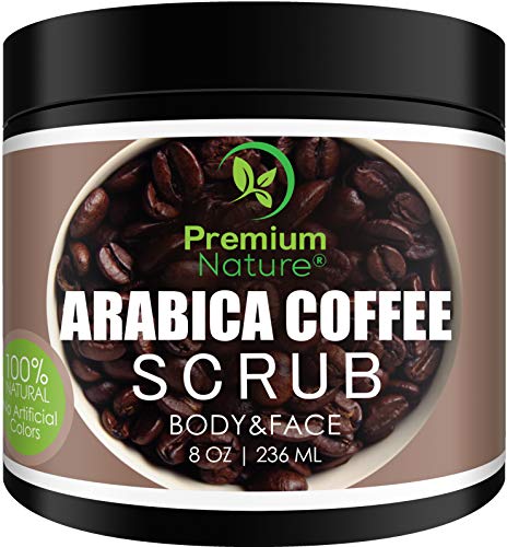 Exfoliante Premium Nature Natural Arabica Coffee, de café arábigo, de 227 g