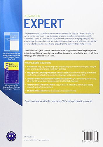 Expert Advanced 3rd Edition Student's Resource Book with Key