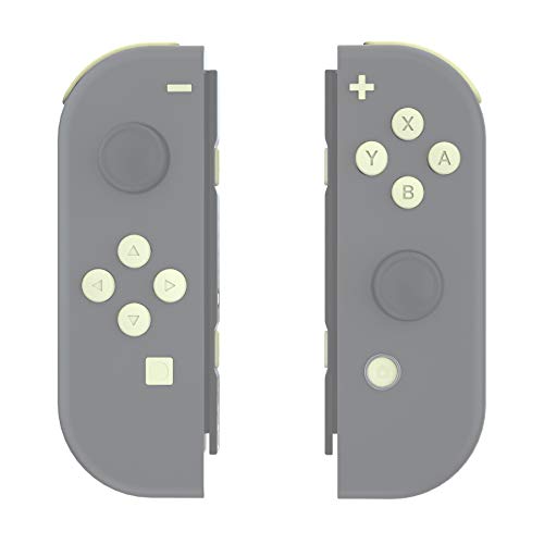 eXtremeRate Botones para Nintendo Switch Botón ABXY Botón de Dirección Botón de Disparador Resorte reemplazo Teclas SR SL L R ZR ZL con Herramientas para JoyCon, No Incluye Carcasa(Color Crema)