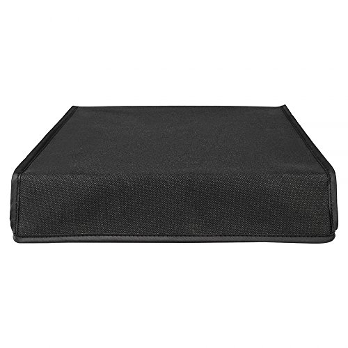 eXtremeRate Prueba de Polvo Consola PS4 Funda Cubierta Protectora Horizontal Diseño de Doble Capa Forro Corte Preciso Fácil de Acceso los Cables Guardapolvo para Consola Playstation 4 PS4 Pro(Negro)