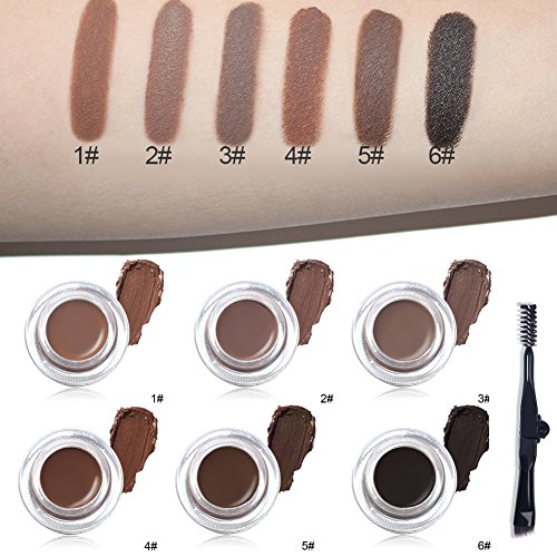 Eyebrow Gel Beauty Imagic Waterproof Make Up Cosméticos Long-wear Brow Gel Con Cepillo 6 Colores(#5)