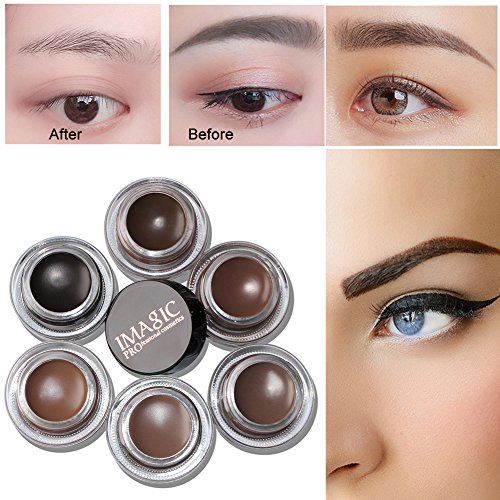 Eyebrow Gel Beauty Imagic Waterproof Make Up Cosméticos Long-wear Brow Gel Con Cepillo 6 Colores(#5)