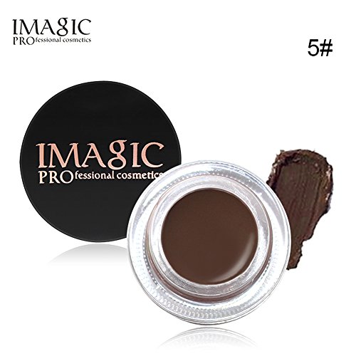 Eyebrow Gel Beauty Imagic Waterproof Make Up Cosméticos Long-wear Brow Gel Con Cepillo 6 Colores(#5)