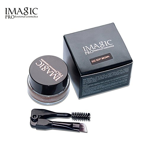Eyebrow Gel Beauty Imagic Waterproof Make Up Cosméticos Long-wear Brow Gel Con Cepillo 6 Colores(#5)