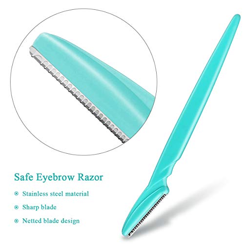 Eyebrow Razor, Cuchillas Afeitar de Cejas Rasuradora de Pelo Facial para Mujer (15pcs)