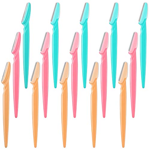 Eyebrow Razor, Cuchillas Afeitar de Cejas Rasuradora de Pelo Facial para Mujer (15pcs)