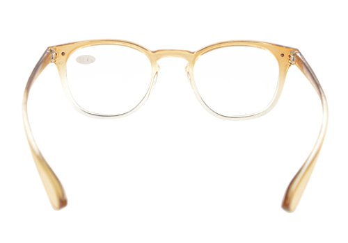 Eyekepper Vidrios de lectura de las mujeres de los lectores de la manera (Marrón-claro Marco, 1.75)