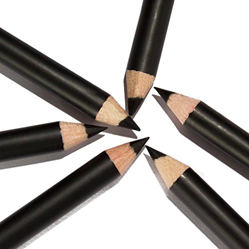 F-blue 12pcs / Set Menow P127 Negro Larga duración determinada de la Pluma a Prueba de Agua a Prueba de Sudor Delineador de Ojos Delineador de Ojos lápiz de la Pluma de Maquillaje