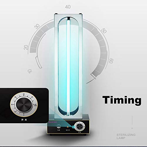 F-XW Lámpara de Desinfección UV + Ozono 150W, Luz Germicida Portátil, Clínica Casera Grande, Esterilización 360°, para Fábricas/Hotel/Jardines de Infancia