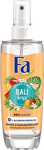 Fa Bali Kiss - Desodorante atomizador (5 unidades de 75 ml)