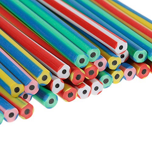 Faburo 35 Piezas Lapices Flexibles con Goma,Lapices Mágicos De Juguete para Fiestas de Cumpleaños Infantiles