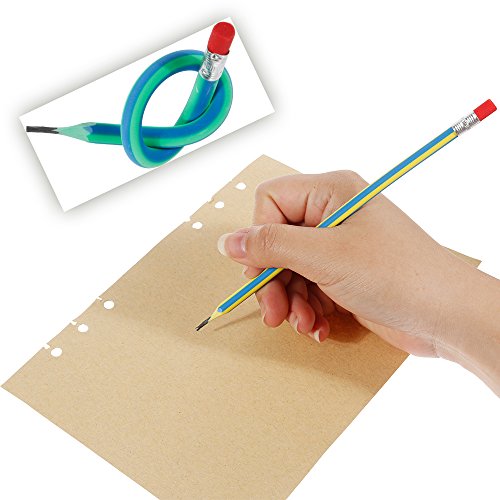 Faburo 35 Piezas Lapices Flexibles con Goma,Lapices Mágicos De Juguete para Fiestas de Cumpleaños Infantiles