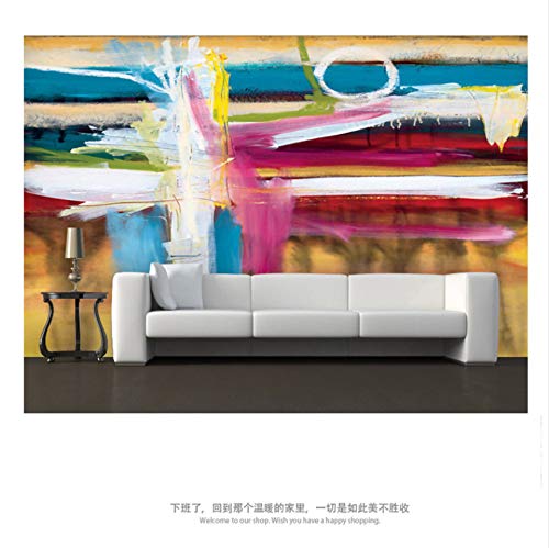 Factory Outlet Mural Grande Americano Abstracto Oficina Arco Iris 3D Papel Tapiz Para El Dormitorio Sala De Estar Tv Telón De Fondo (W)140x(H)100cm