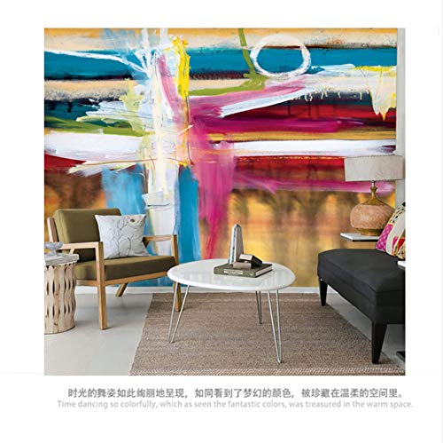 Factory Outlet Mural Grande Americano Abstracto Oficina Arco Iris 3D Papel Tapiz Para El Dormitorio Sala De Estar Tv Telón De Fondo (W)140x(H)100cm