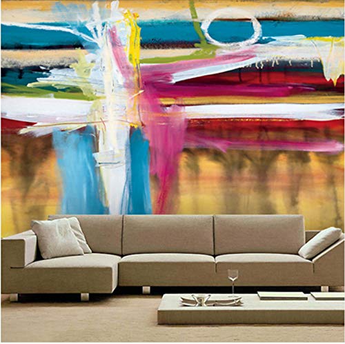 Factory Outlet Mural Grande Americano Abstracto Oficina Arco Iris 3D Papel Tapiz Para El Dormitorio Sala De Estar Tv Telón De Fondo (W)140x(H)100cm