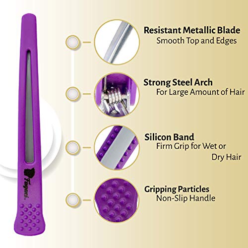 Fagaci Cepillo Redondo Pelo Profesional con cerdas de jabalí natural Cepillo redondo | Nano Technology Ceramic + Ionic para peinado, secado, cabello saludable Cepillo de pelo + 4 pinzas de peinado