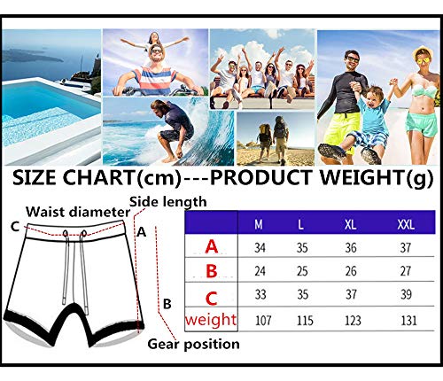 Fansu Bañadores de Natación Hombre Boxeador, Impresión Transpirable Pantalones Trajes de Baño Cortos Slip De Playa Piscina Bañadores Secado Rápido Playa Surf Corriendo (M,Gris Azulado)