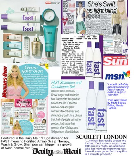 FAST Champú + Acondicionador - El mejor champú para el rápido crecimiento del cabello. Champú estimulante con biotina (de Canada) - 1 litro