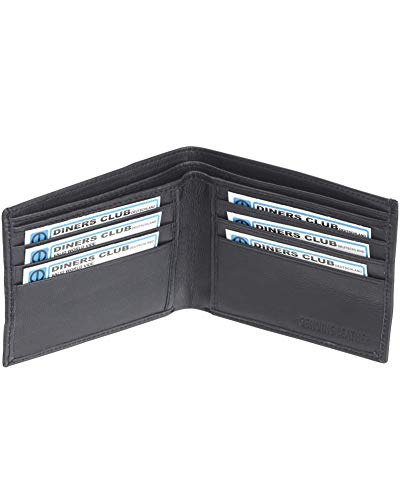 FatCuckoo APPLECRUMBLE & FISH – Cartera de piel para hombre de la marca Parody