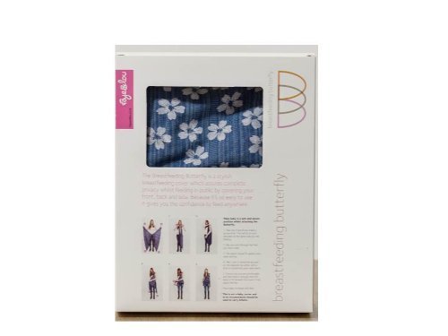 Faye and Lou Breastfeeding Butterfly Nursing Cover, Blue by Faye and Lou