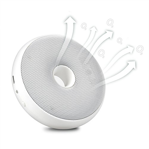 Fdit Purificador Aire Generador Ozono Redondo Eliminador Olor Carga USB Desodorante Hedor Ambientador Oxígeno Armario (Blanco)