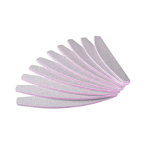 Feliciay 10 Uds Limas De UñAs Doble Cara Esmalte Tablero De Esmeril Grano 100/180 Herramientas Profesionales Para El Cuidado De Las UñAs Resistentes Al Desgaste Lavables