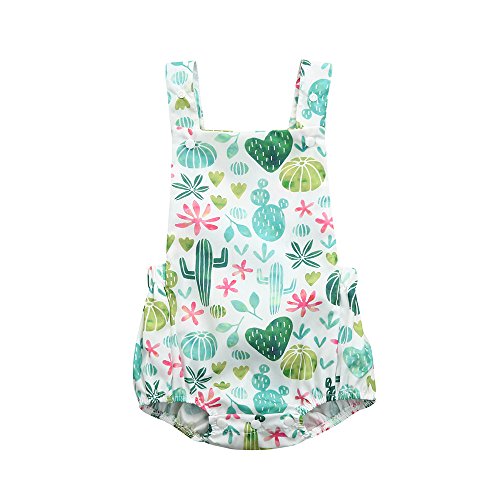 FELZ Ropa Bebe Niño Niña Verano Recién Nacido 0 Meses a 3 Años Mameluco Estampado con Rayas de Color Liso sin Mangas de Verano Traje de Sol Lindo FáCil De Poner Y Quitar Verano Pijamas Original Ropa