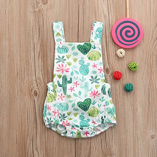 FELZ Ropa Bebe Niño Niña Verano Recién Nacido 0 Meses a 3 Años Mameluco Estampado con Rayas de Color Liso sin Mangas de Verano Traje de Sol Lindo FáCil De Poner Y Quitar Verano Pijamas Original Ropa