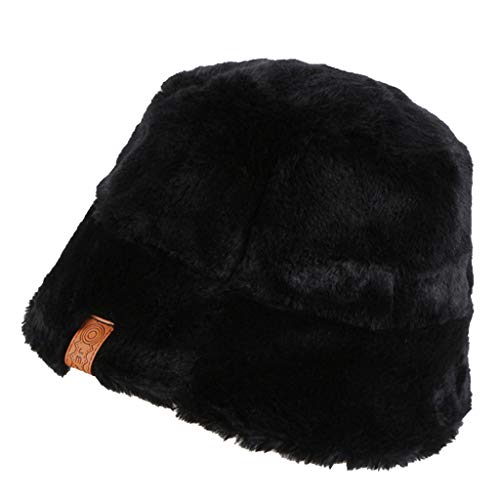 FELZ Sombrero de Invierno Gorro de Faux Fur para Invierno Gorro de leopardo cálido Moda Boina calientes para mujeres,Cuatro Colores