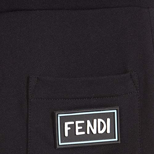 Fendi niños de Bolsillo Trasero Logo Black 12 Years